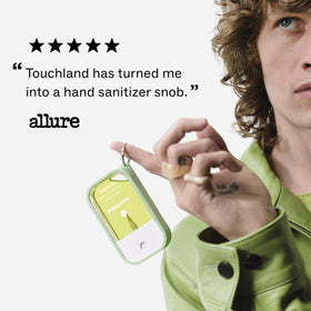 Touchland hand sanitizer spray set packaging