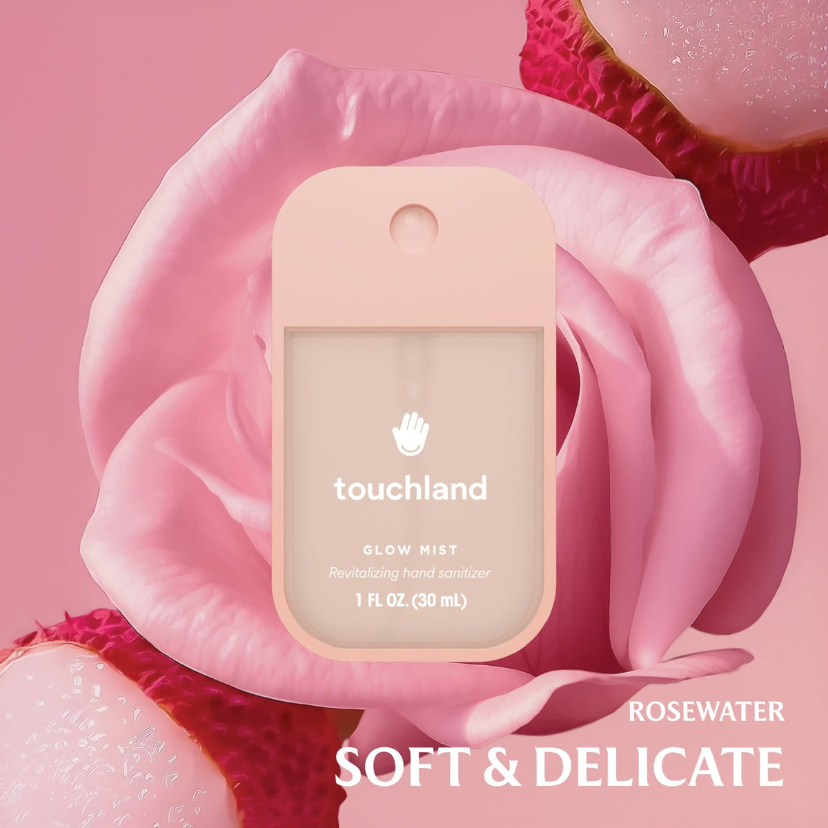 Touchland Hydrating Hand Sanitizer Spray misting action