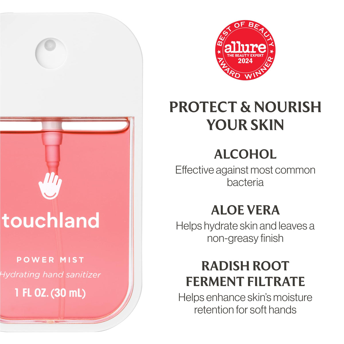 Touchland Juicy Escape Body Mist in lifestyle setting