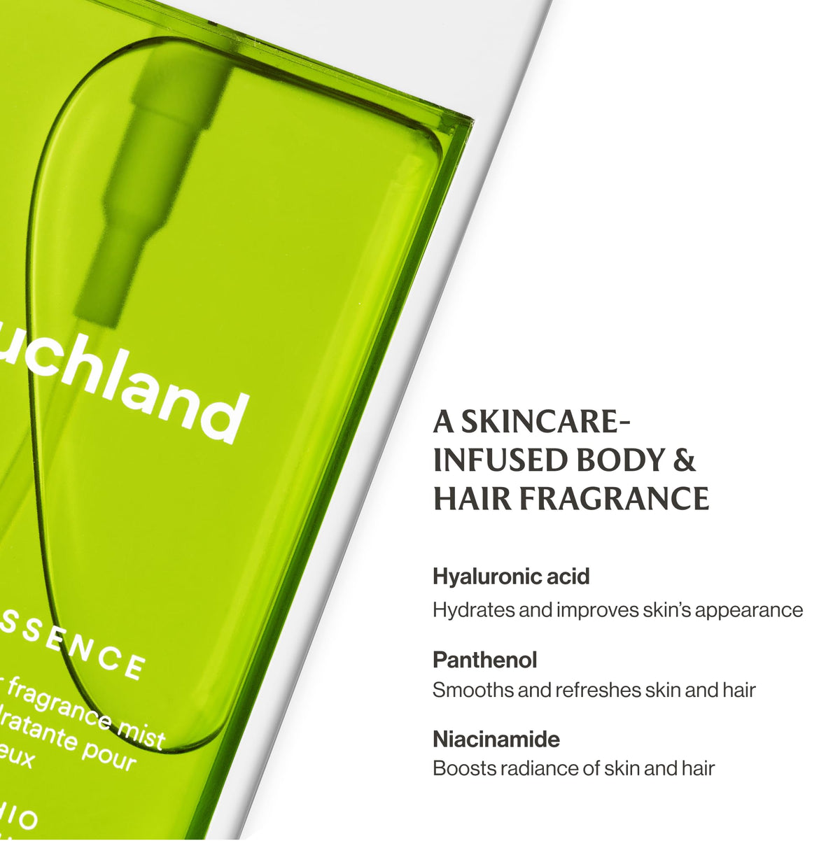 Touchland Rich Pistachio Hydrating Fragrance Mist with natural ingredients