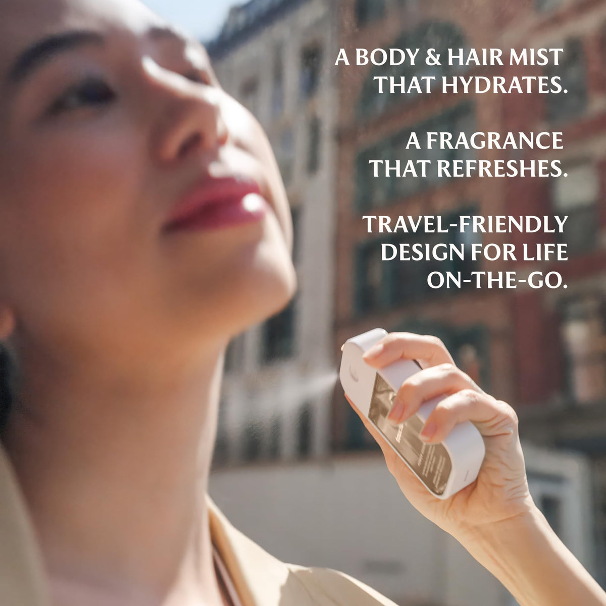 Touchland Vanilla Velvet Body Mist in a lifestyle setting