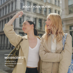 Touchland Vanilla Velvet Body Mist mist application on skin