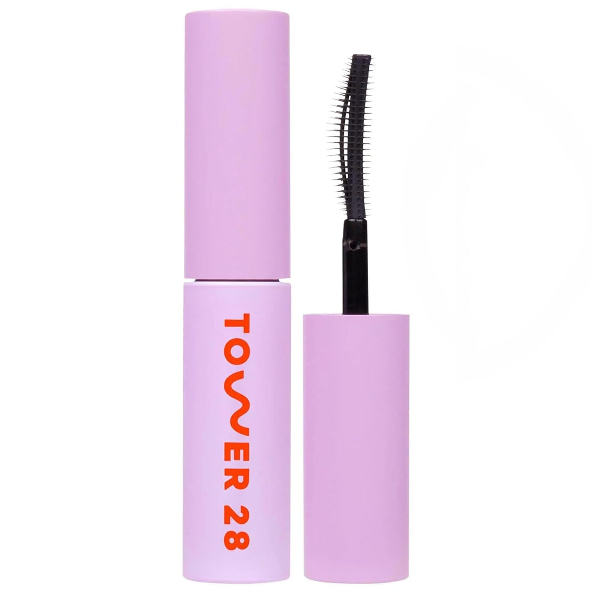 Tower 28 Mini MakeWaves Lengthening Mascara in Jet, front view