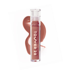 Tower 28 ShineOn Lip Gloss Jelly Cashew front view