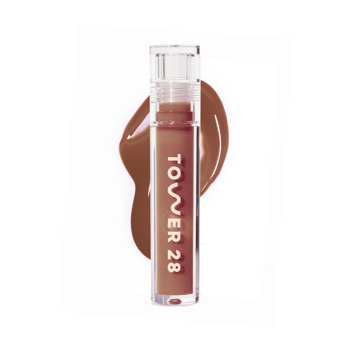 Tower 28 ShineOn Lip Gloss Jelly in Almond front view