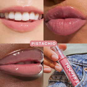 Tower 28 ShineOn Lip Gloss Jelly Pistachio side view