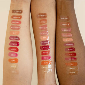Tower 28 ShineOn Lip Gloss Jelly XOXO texture close-up