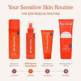Tower 28 SOS Daily Rescue Soothing Face Mist packaging details