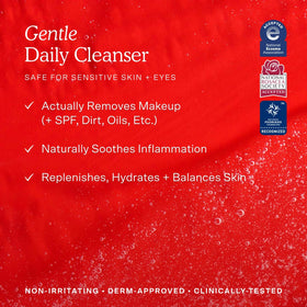 Tower 28 SOS Mini Skin Care Set displayed with a gym bag