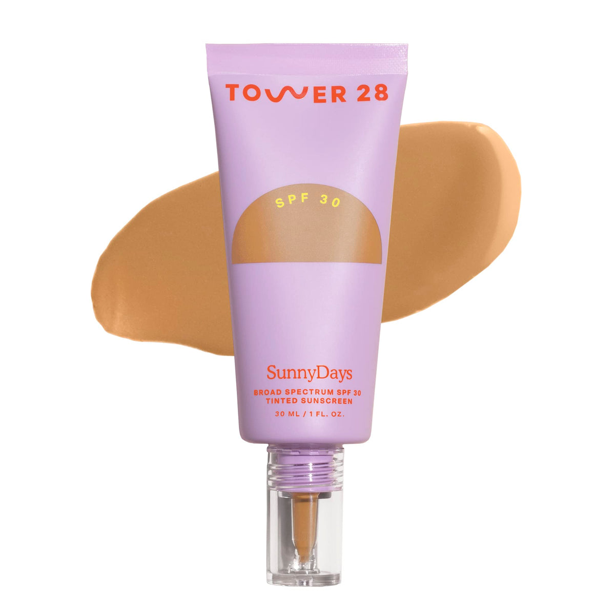 Tower 28 SunnyDays SPF 30 Tinted Sunscreen Foundation Shade 30 front view