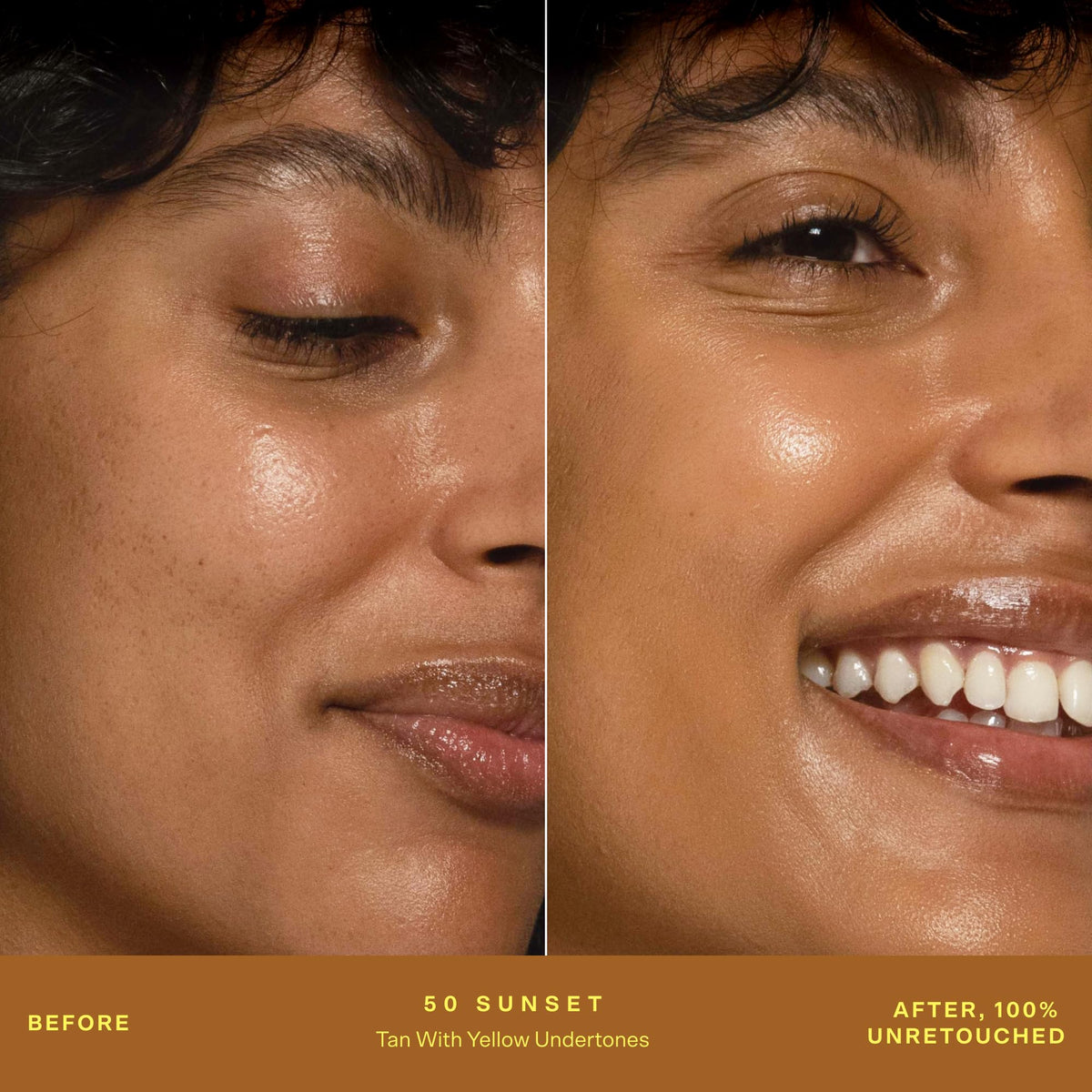 Tower 28 SunnyDays SPF 30 Tinted Sunscreen Foundation Shade 50 texture close-up