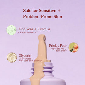 Tower 28 SunnyDays SPF 30 Tinted Sunscreen Foundation Shade 65 texture close-up