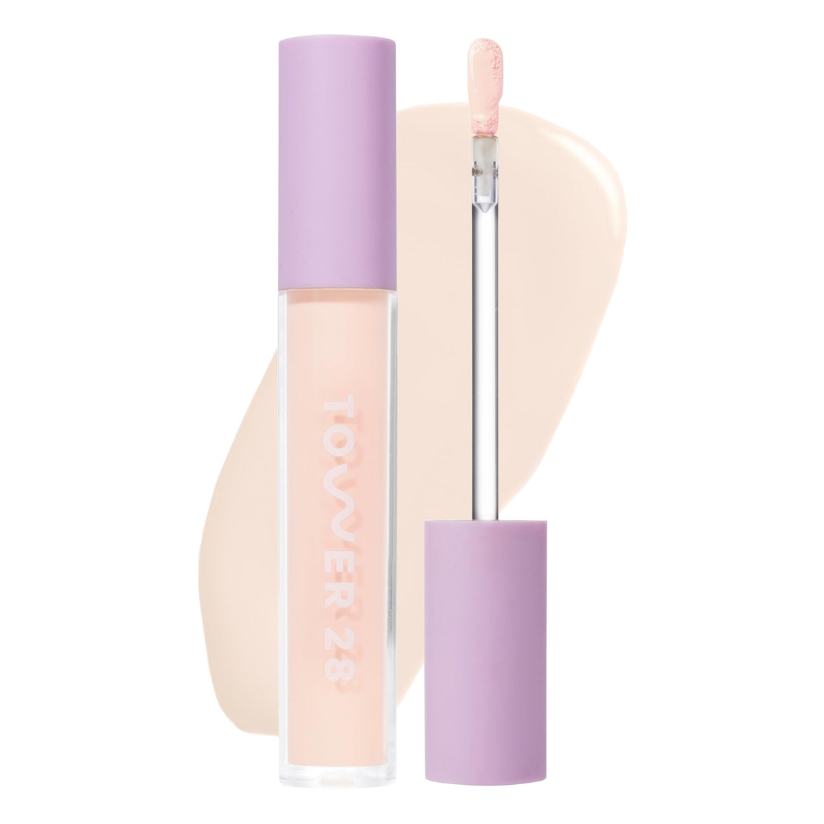 Tower 28 Swipe Serum Hydrating Concealer 0.5 Fair/Pink front view