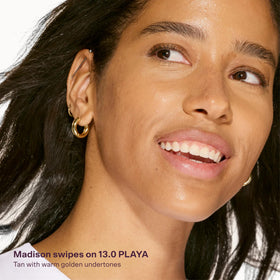 Tower 28 Swipe Serum Hydrating Concealer 13 Tan/Warm Golden texture on skin