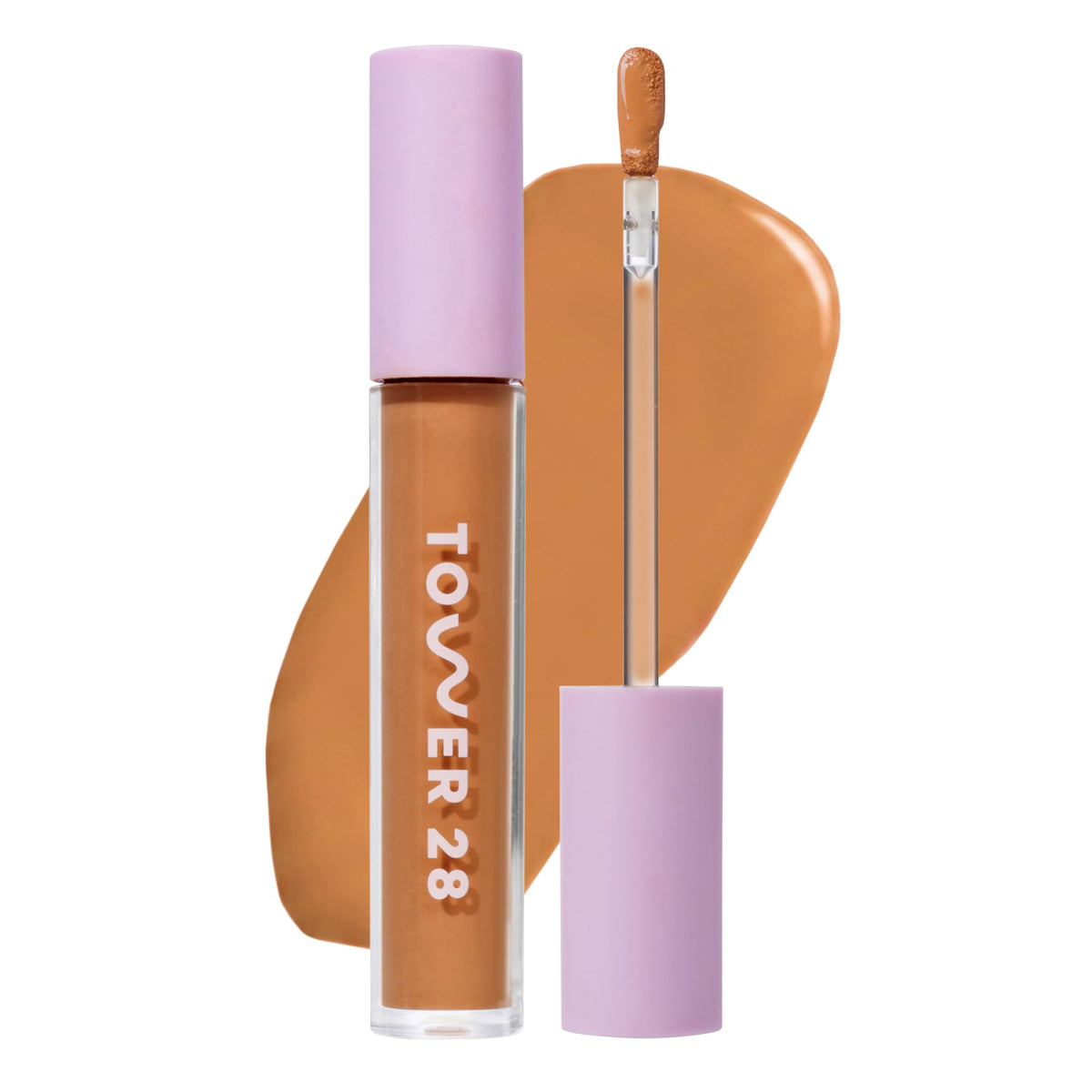 Tower 28 Swipe Serum Hydrating Concealer 14 Tan/Warm Olive front view