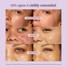 Tower 28 Swipe Serum Hydrating Concealer 2.0 Fair/Neutral Cool texture on hand