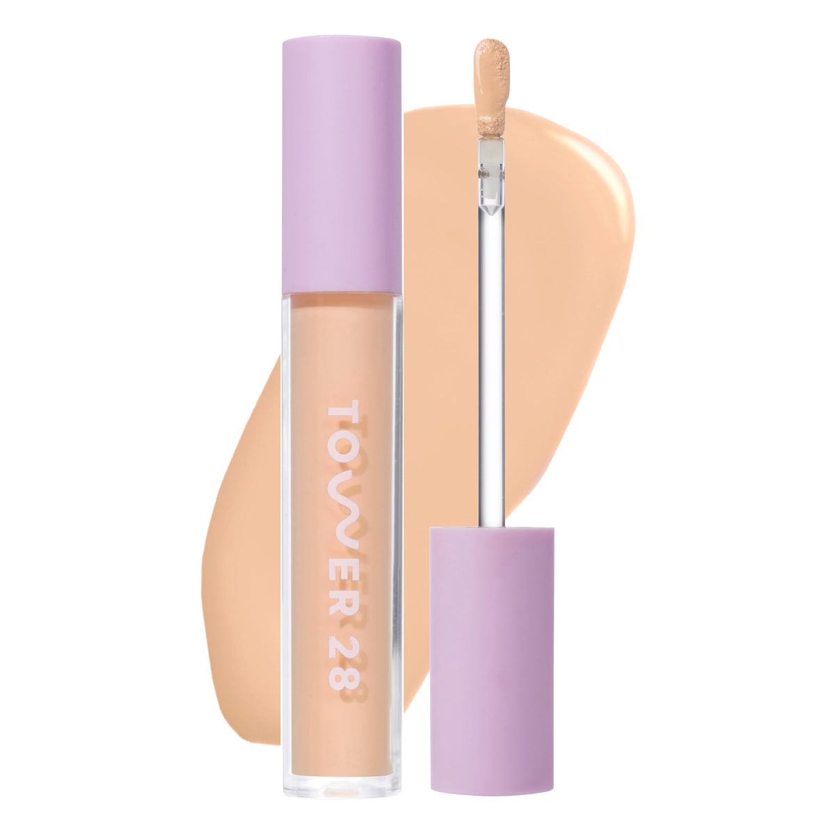 Tower 28 Swipe Serum Hydrating Concealer 5.5 Medium/Peach front view
