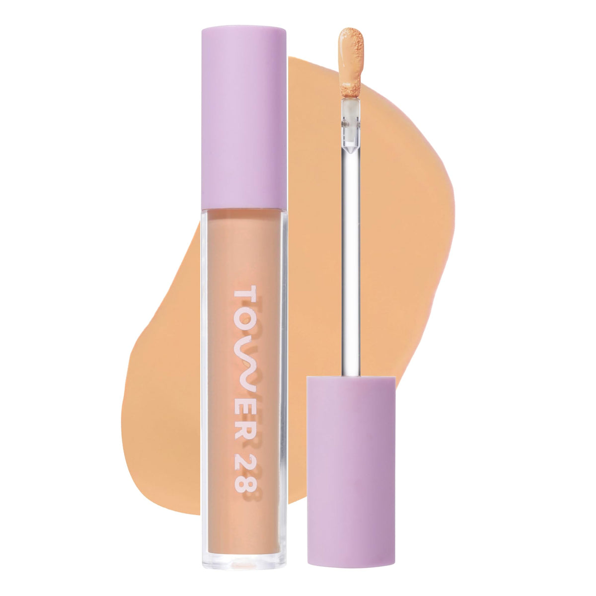 Tower 28 Swipe Serum Hydrating Concealer 7.5 Medium/Golden Peach front view