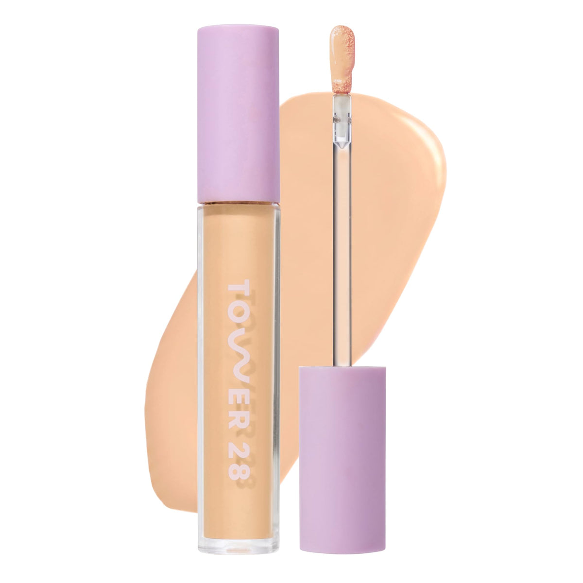 Tower 28 Swipe Serum Hydrating Concealer 8.0 Medium/Warm Peach front view