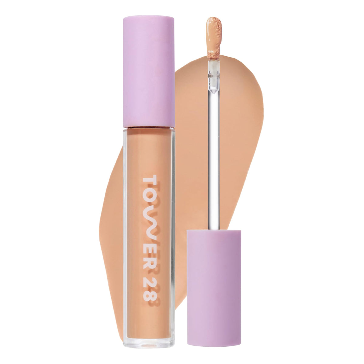 Tower 28 Swipe Serum Hydrating Concealer 9.5 Medium/Pink front view