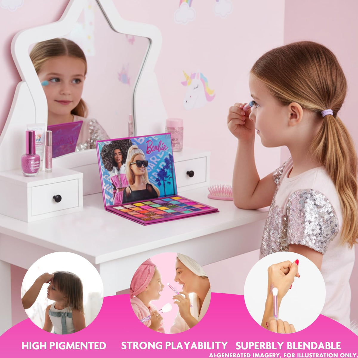 Townley Girl Barbie makeup set packaging