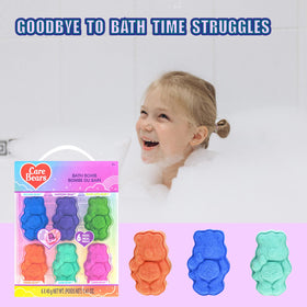 Townley Girl bath bombs displayed on a bathroom counter