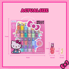 Townley Girl Hello Kitty nail polish set displayed in a playful setting