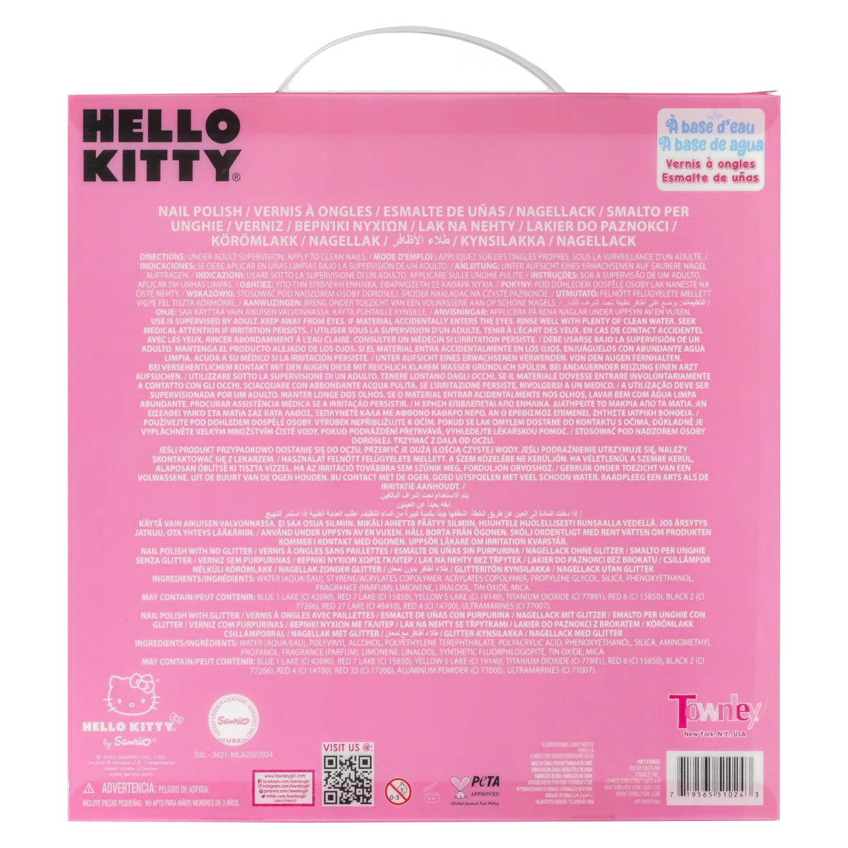Townley Girl Hello Kitty nail polish set perfect for birthday gifts
