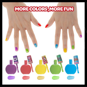 Townley Girl Minnie Mouse Nail Polish bottles with bubble gum scent