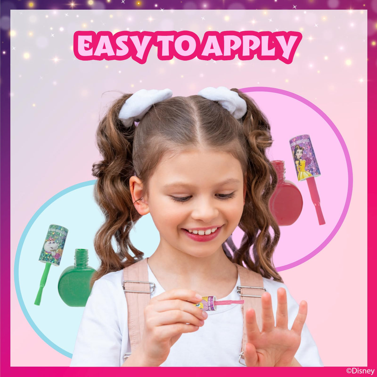 Townley Girl nail polish set with bubble gum scent packaging