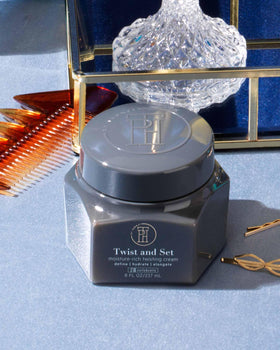 TPH by Taraji Twist and Set Twisting Creme on styling shelf