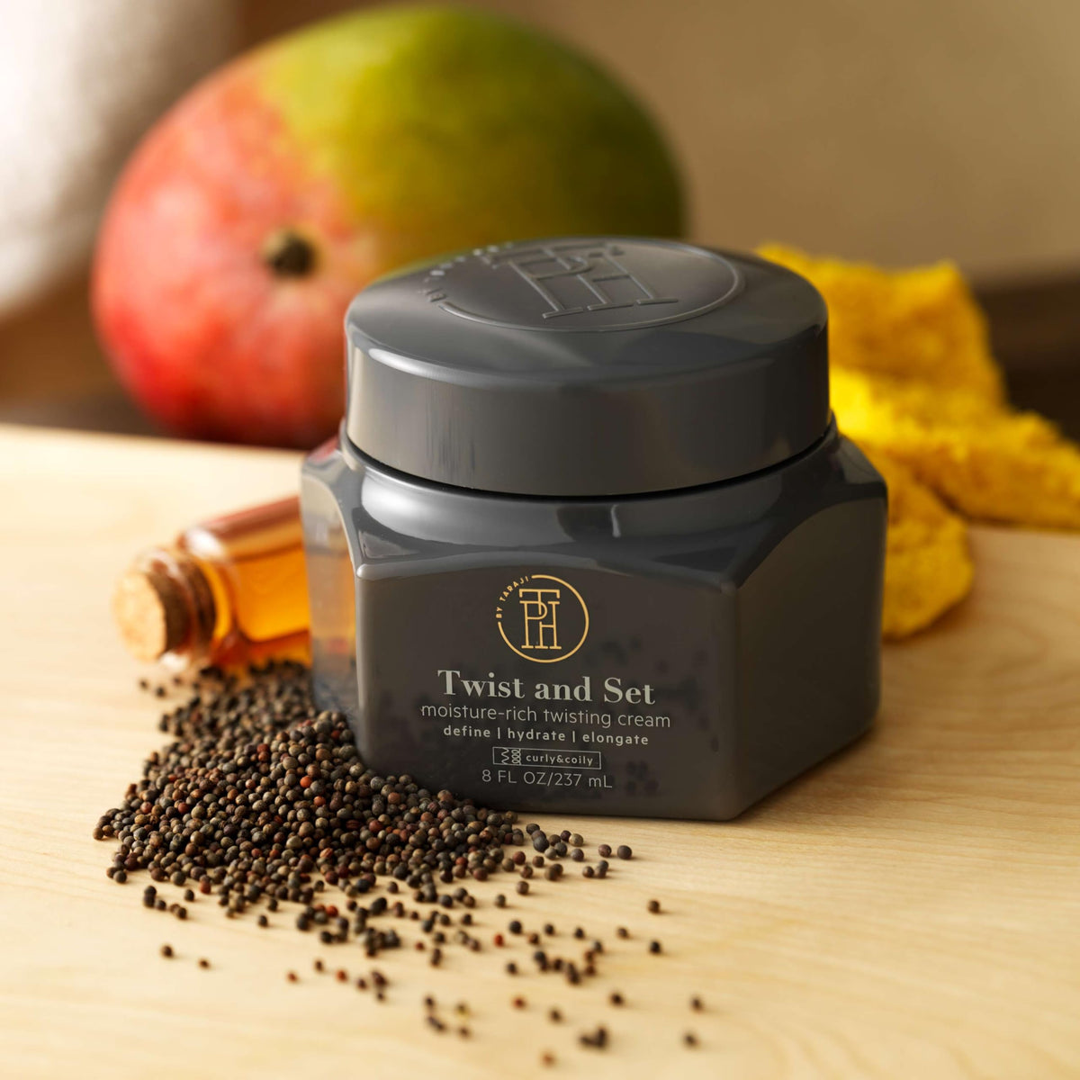 TPH by Taraji Twist and Set Twisting Creme texture close-up