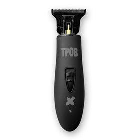 TPOB Ghost X Beard Trimmer side view highlighting ergonomic design