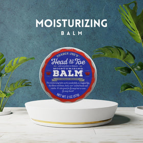 Trader Joe's moisturizing balm packaging display
