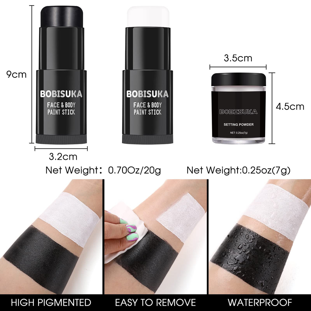 Translucent setting powder included in BOBISUKA set