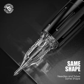 Transparent body of Dragonhawk Classic C1 Tattoo Needle Cartridge