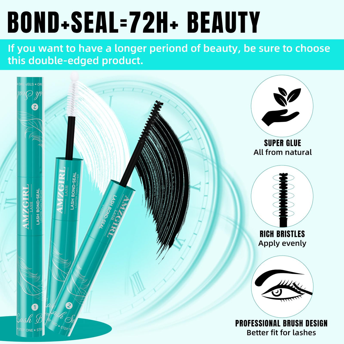 Transparent sealant brush of AMZGIRL LASH Lash Glue