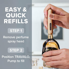 Travalo Classic HD Atomizer in use outdoors