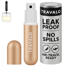 Travalo Classic HD Perfume Atomizer gold front view
