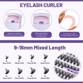 Travel-friendly case for QUAFFLY eyelash kit