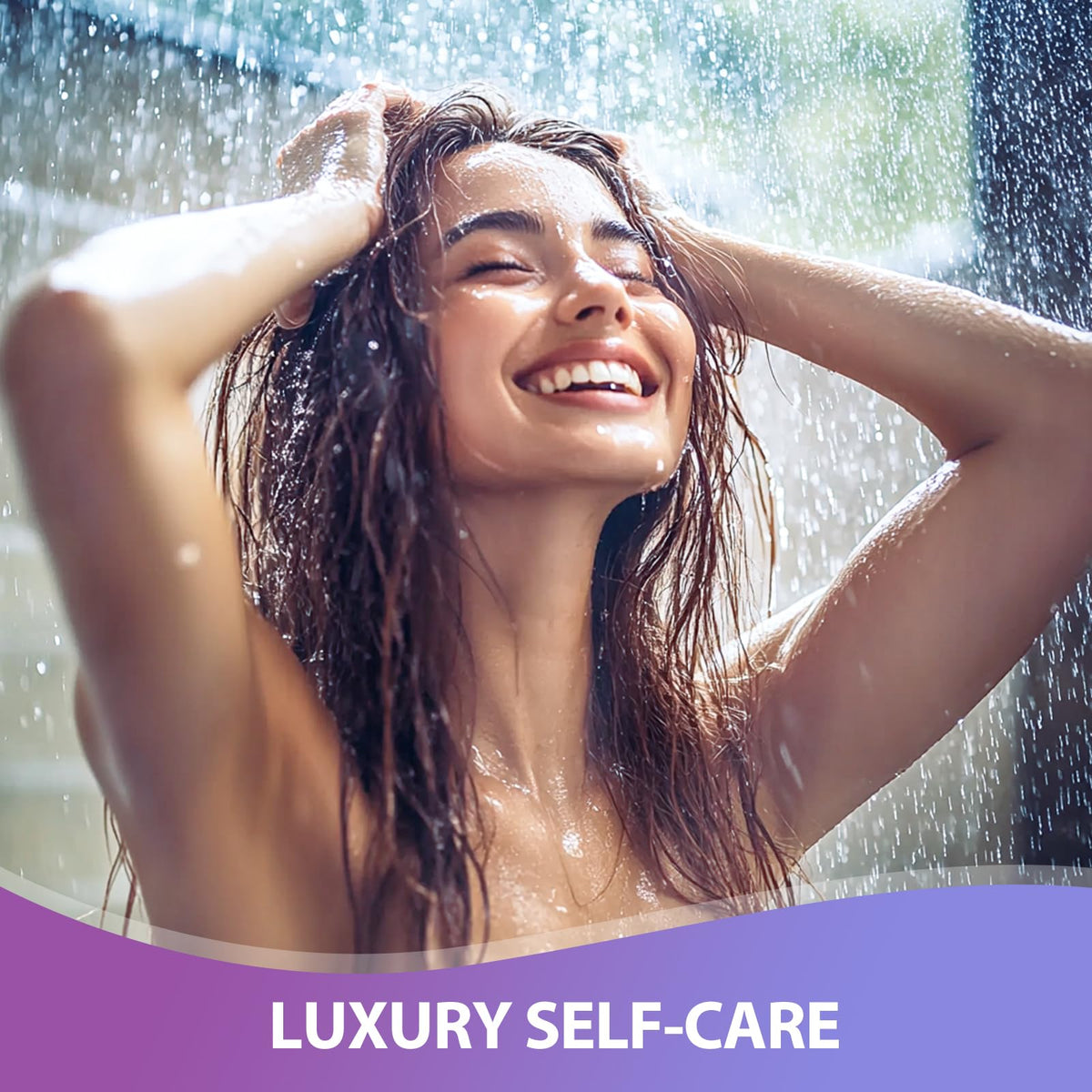 Travel-friendly JoJowell Lavender Shower Steamers in a gym bag
