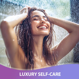 Travel-friendly JoJowell Lavender Shower Steamers in a gym bag