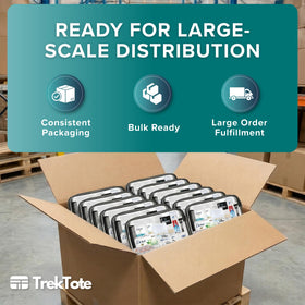 Travel-friendly packaging of TREKTOTE Hygiene Kit