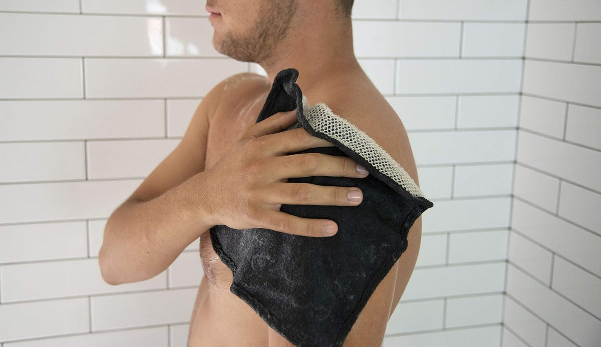 Travel-friendly The Rustic Man wash cloths in a compact size