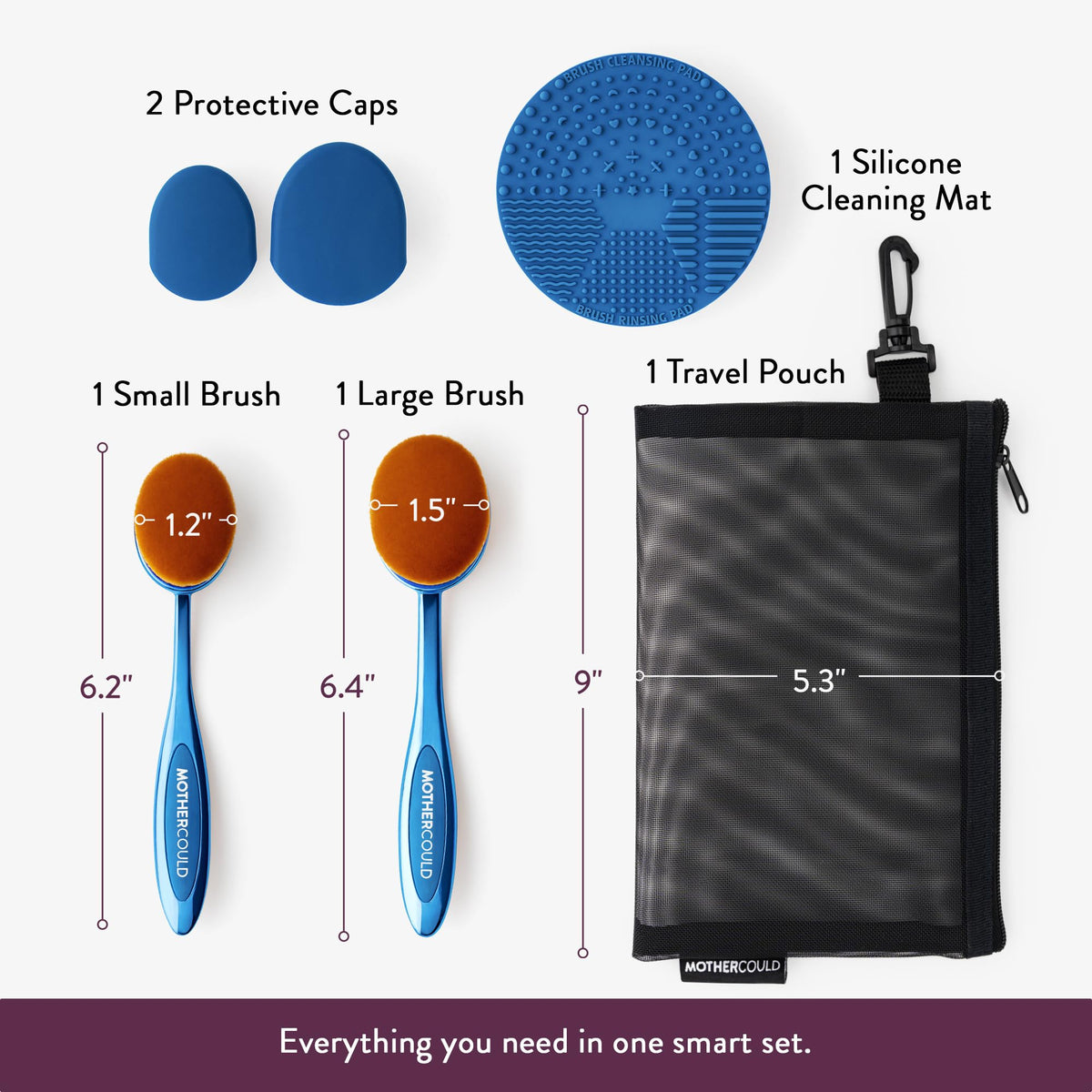 Travel pouch for MotherCould Sunscreen Brush Set