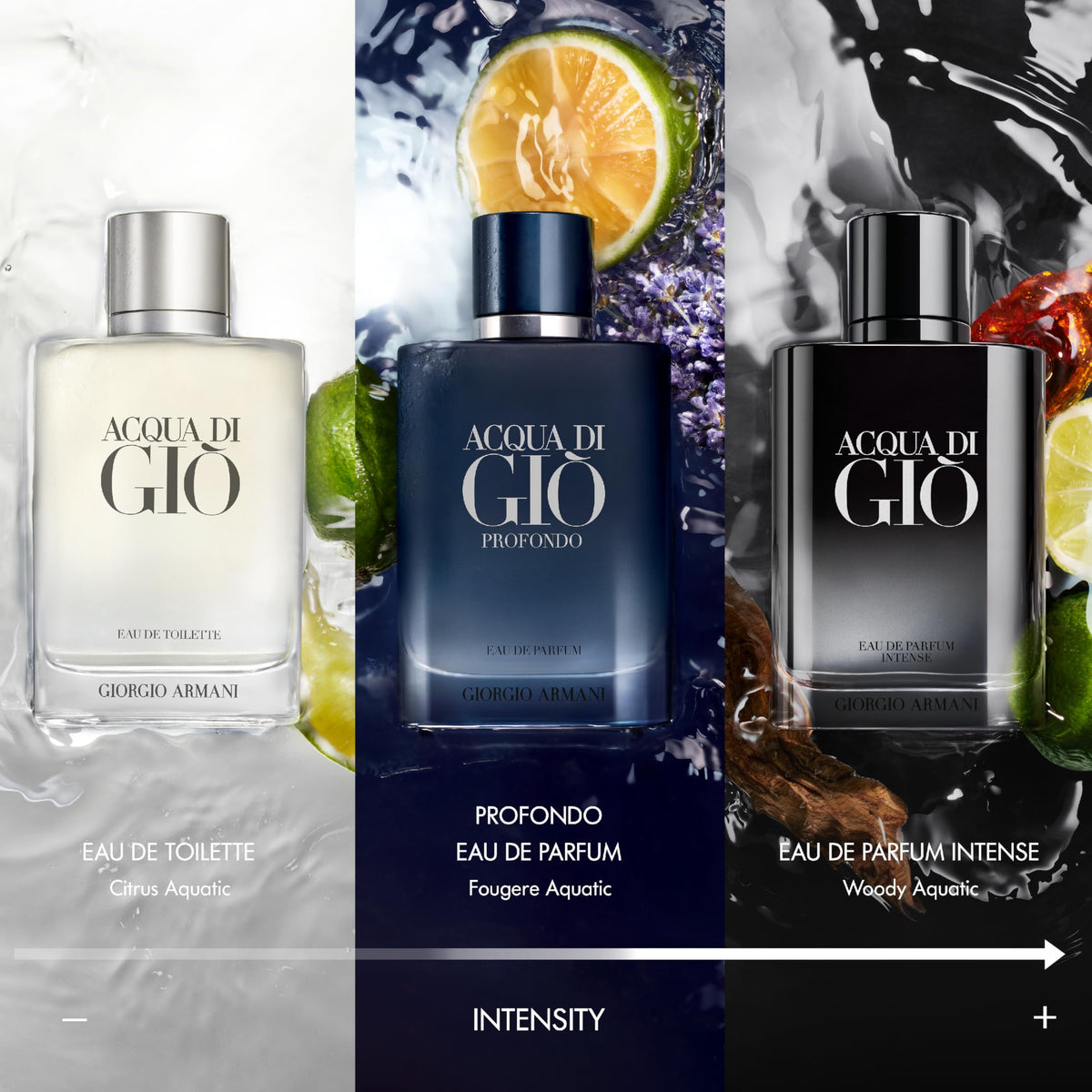 Travel-size Acqua di Giò Eau de Toilette bottle