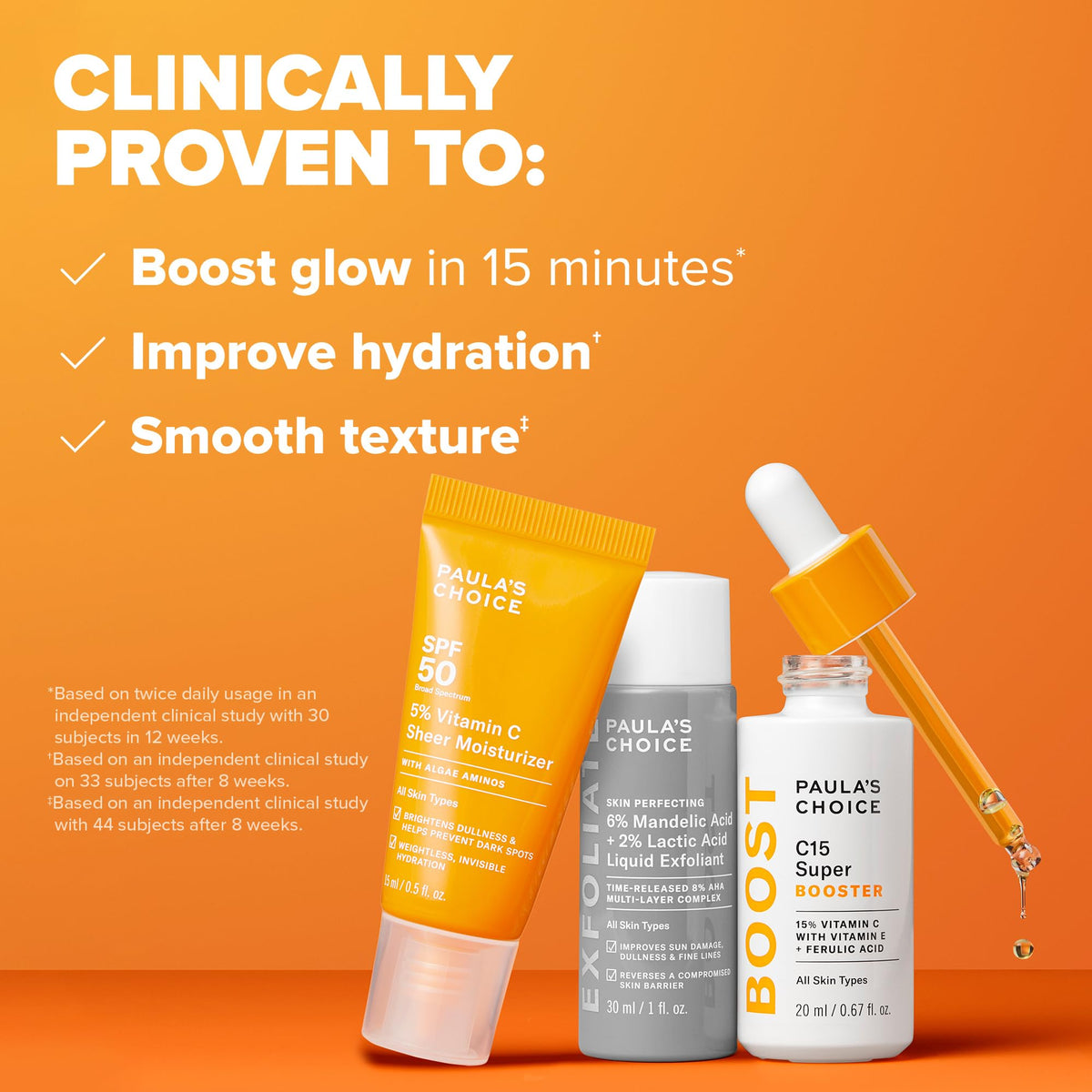 Travel-sized face exfoliant from Paula's Choice