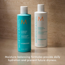 Travel-sized Moroccanoil bottle