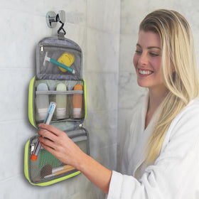 Travelon Compact Hanging Toiletry Kit lightweight material close-up