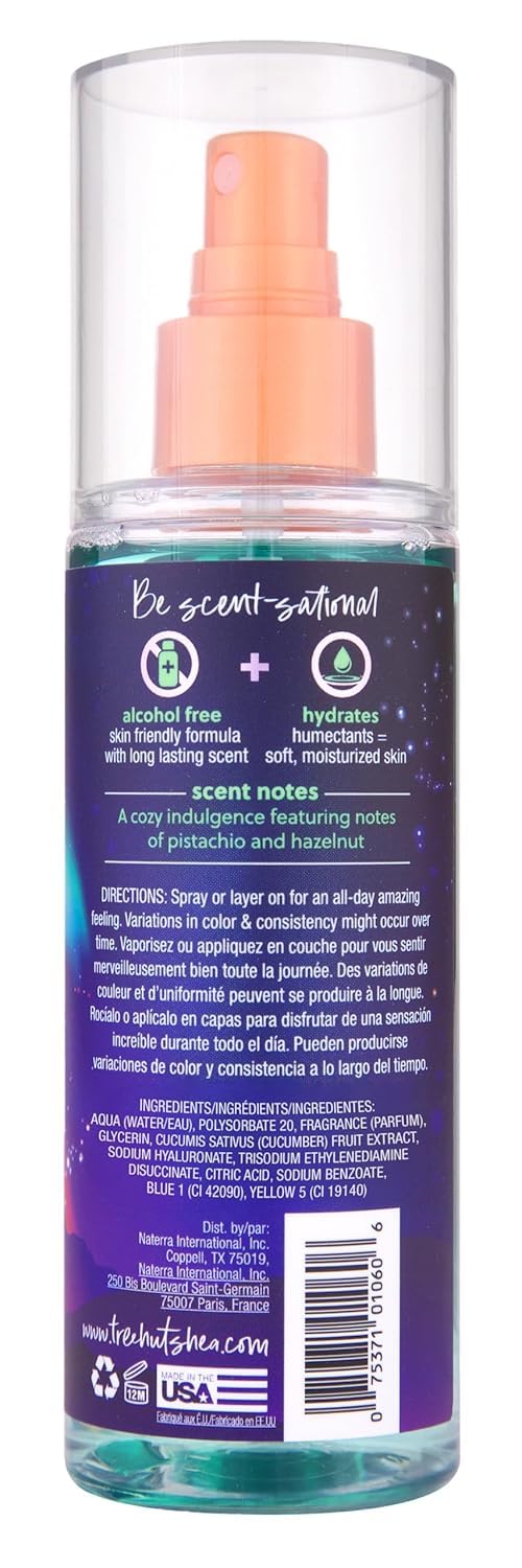 Tree Hut Aurora Nights Fragrance Mist 6 Fl Oz back view